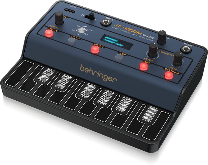Behringer JT-4000M Micro – syntezator hybrydowy