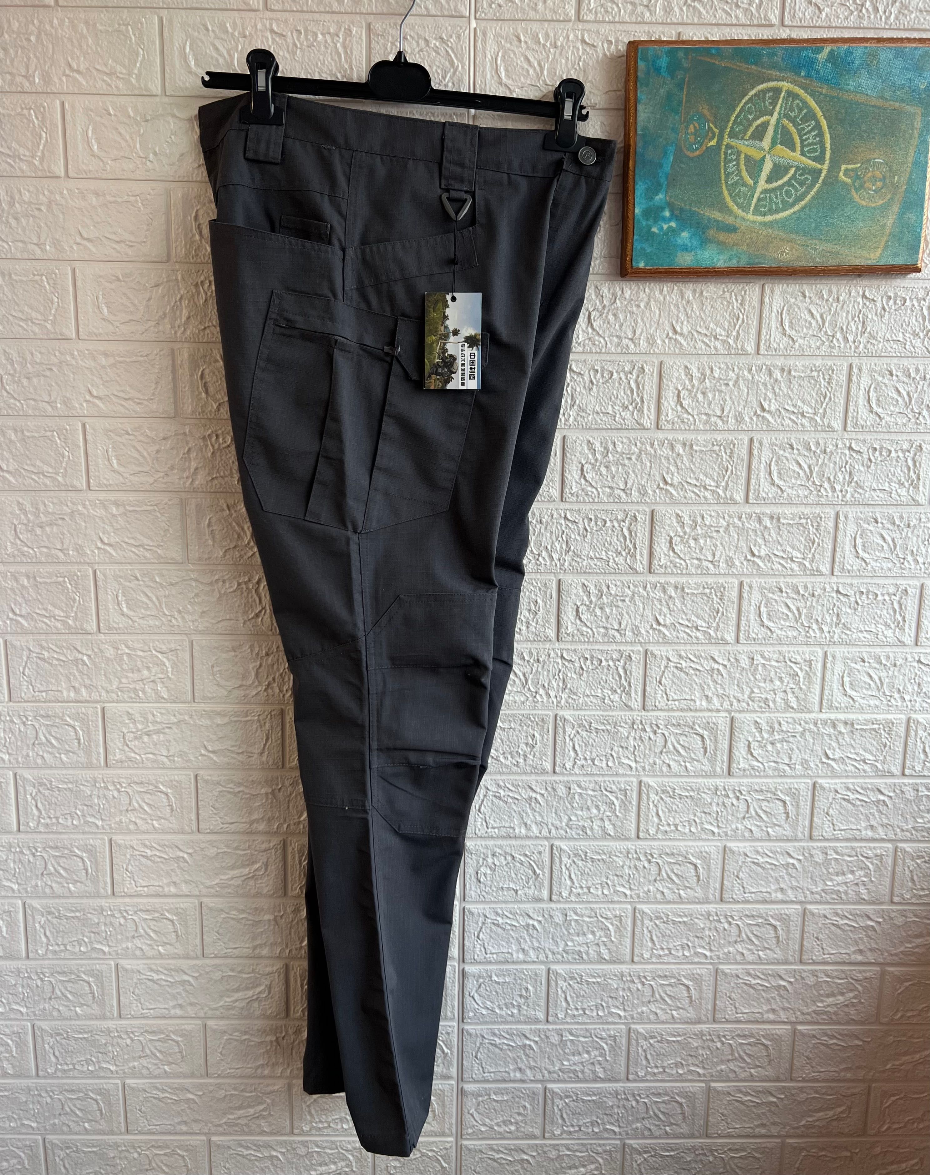 Тактичні штани ріп-стоп карго сірі рМ waterproof