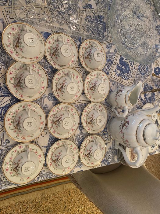 Conjunto chávenas chá