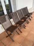 Cadeiras de jardim em Teka