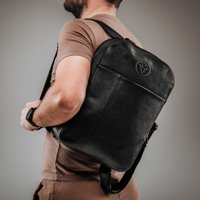 Кожаный рюкзак / Шкіряний рюкзак VS040