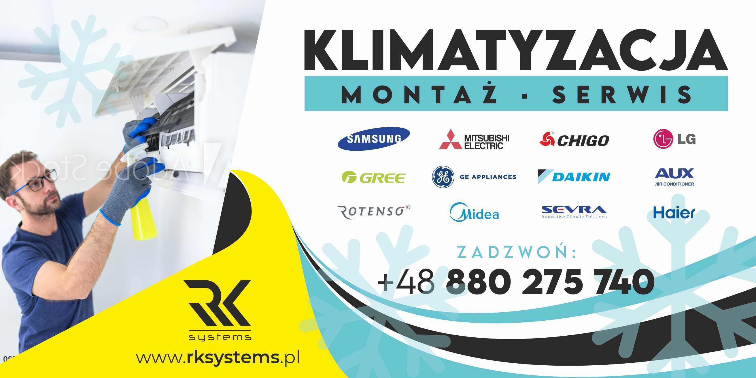 KLIMATYZACJA - OGRZEWANIE # Montaż # Serwis # RKsystems #