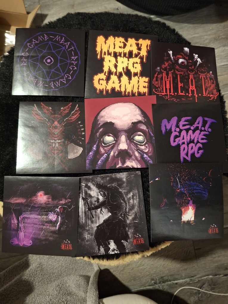 Gra "MEAT RPG" pakiet kolekcjonerski + CD M.E.A.T Blendtape (Słoń)