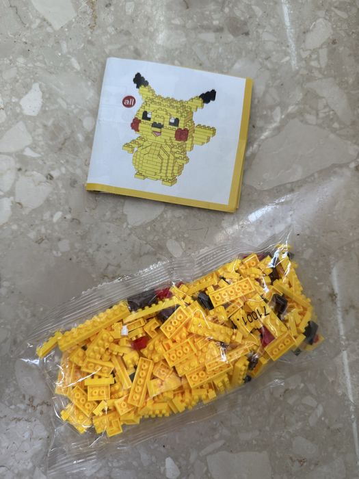 Klocki lego pikachu pokemon
