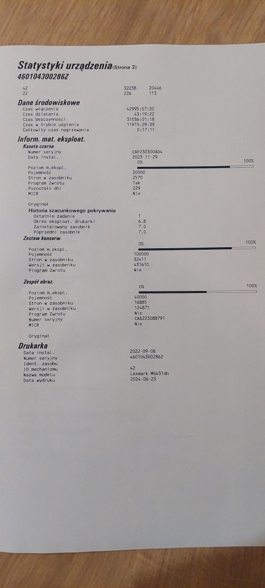 Drukarka Lexmark MS431dn