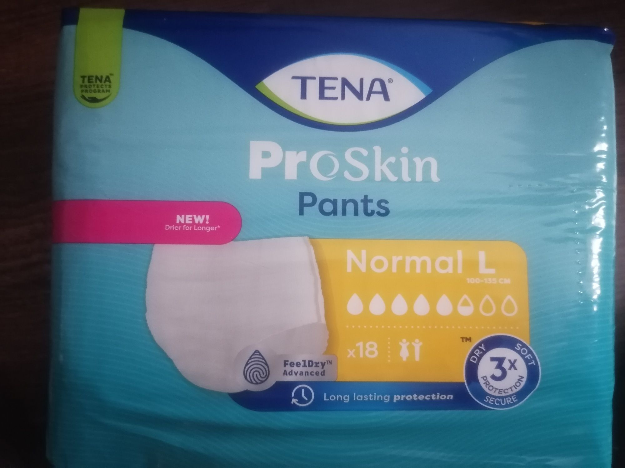 Pantsy TENA 4x18szt chłonność normal