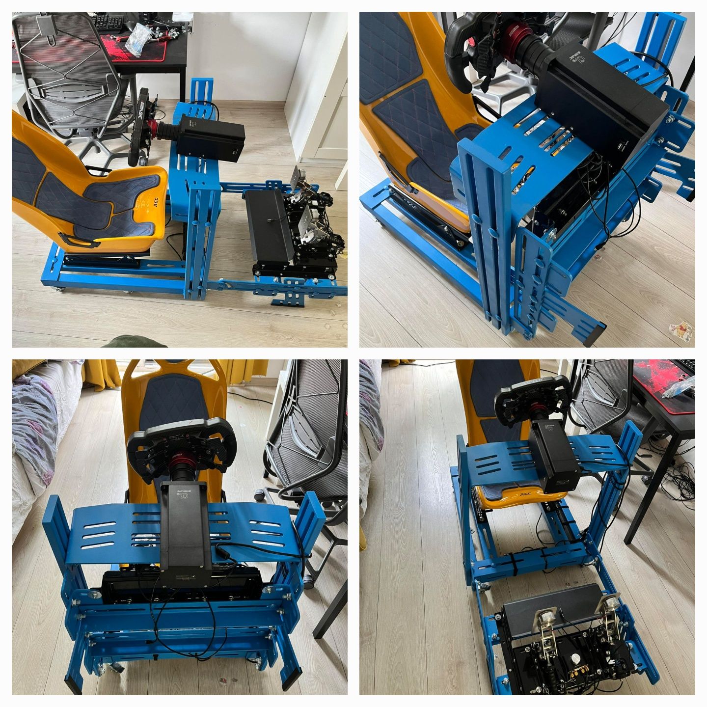 Stelaż do Simracingu, sim rig do Direct Drive, Fanatec, Moza, Simagic