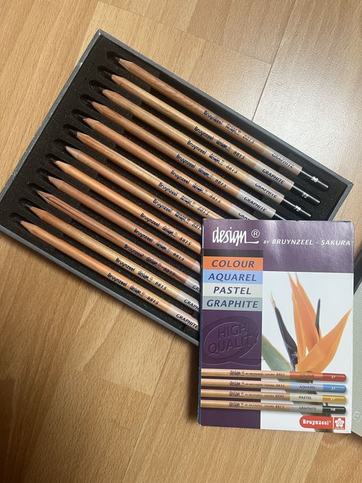 Bruynzeel Design graphite box 12 pieces