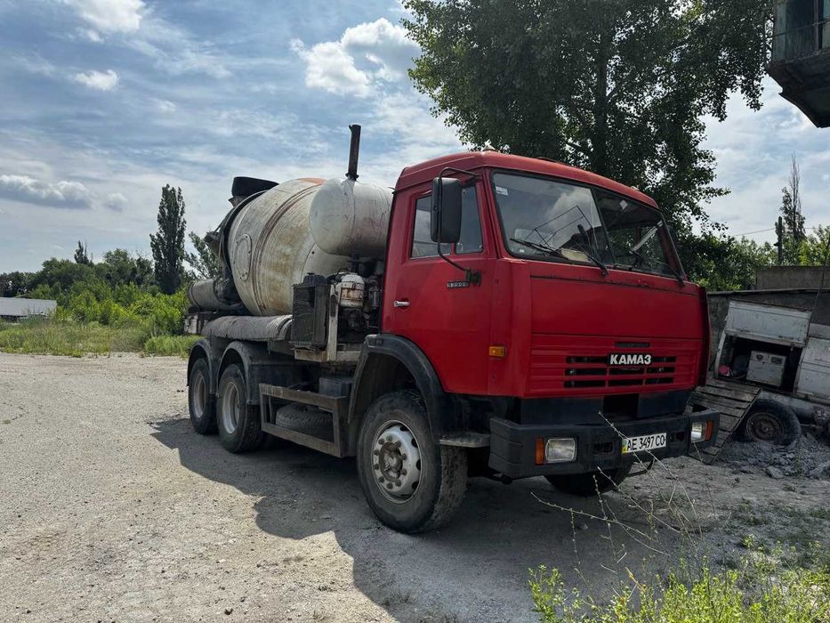 КАМАЗ, Автобетонозмішувач, міксер 6 м.куб.