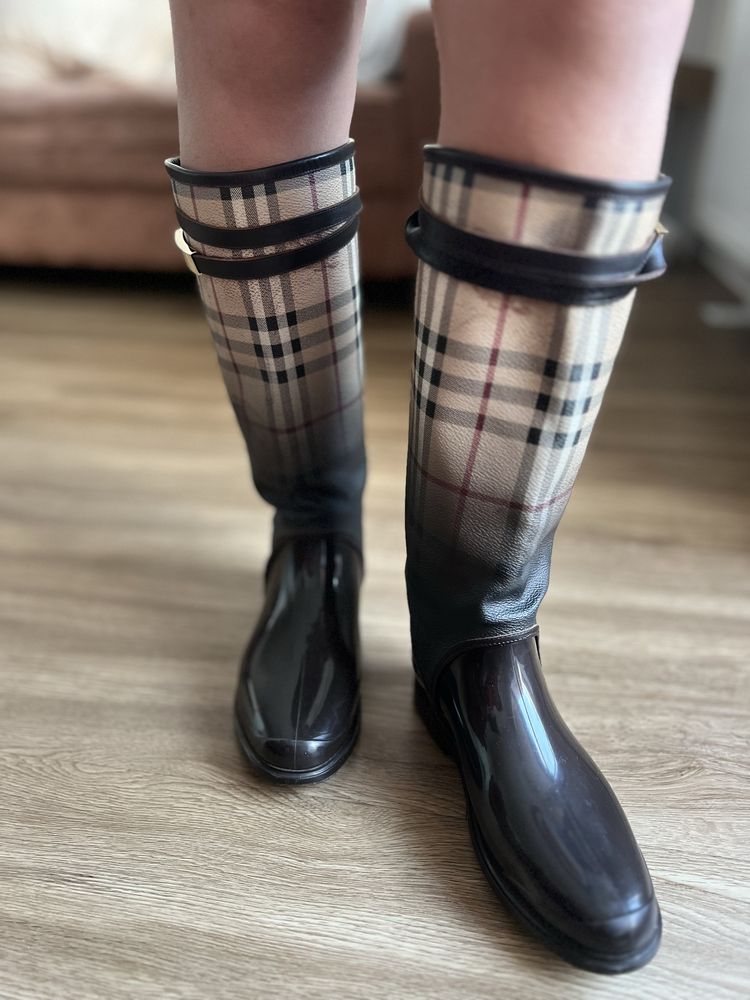 Гумові чоботи Burberry 38 розмір