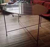 Mesa de centro em vidro