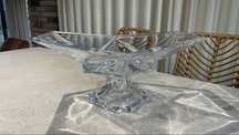 BOHEMIA Crystalite ORIGAMI Patera do ciasta 36cm