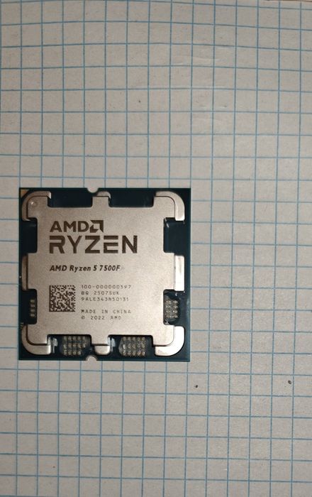Amd Ryzen 5 7500f, как новый