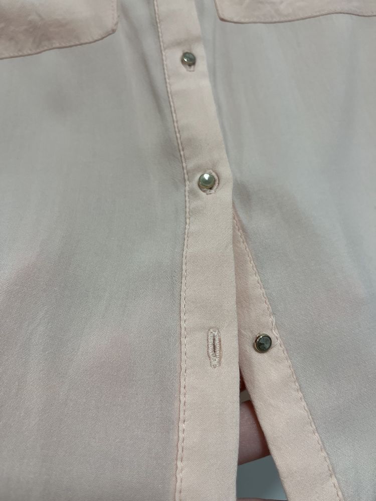 Koszula bluzka jasnoróżowa z długim rękawem Reserved Rozmiar 34