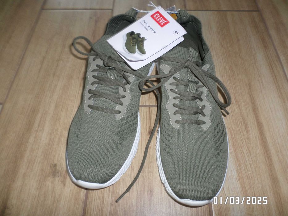 Męskie Wsuwane Trampki ze sznurowadłami-rozmiar-44-nowe