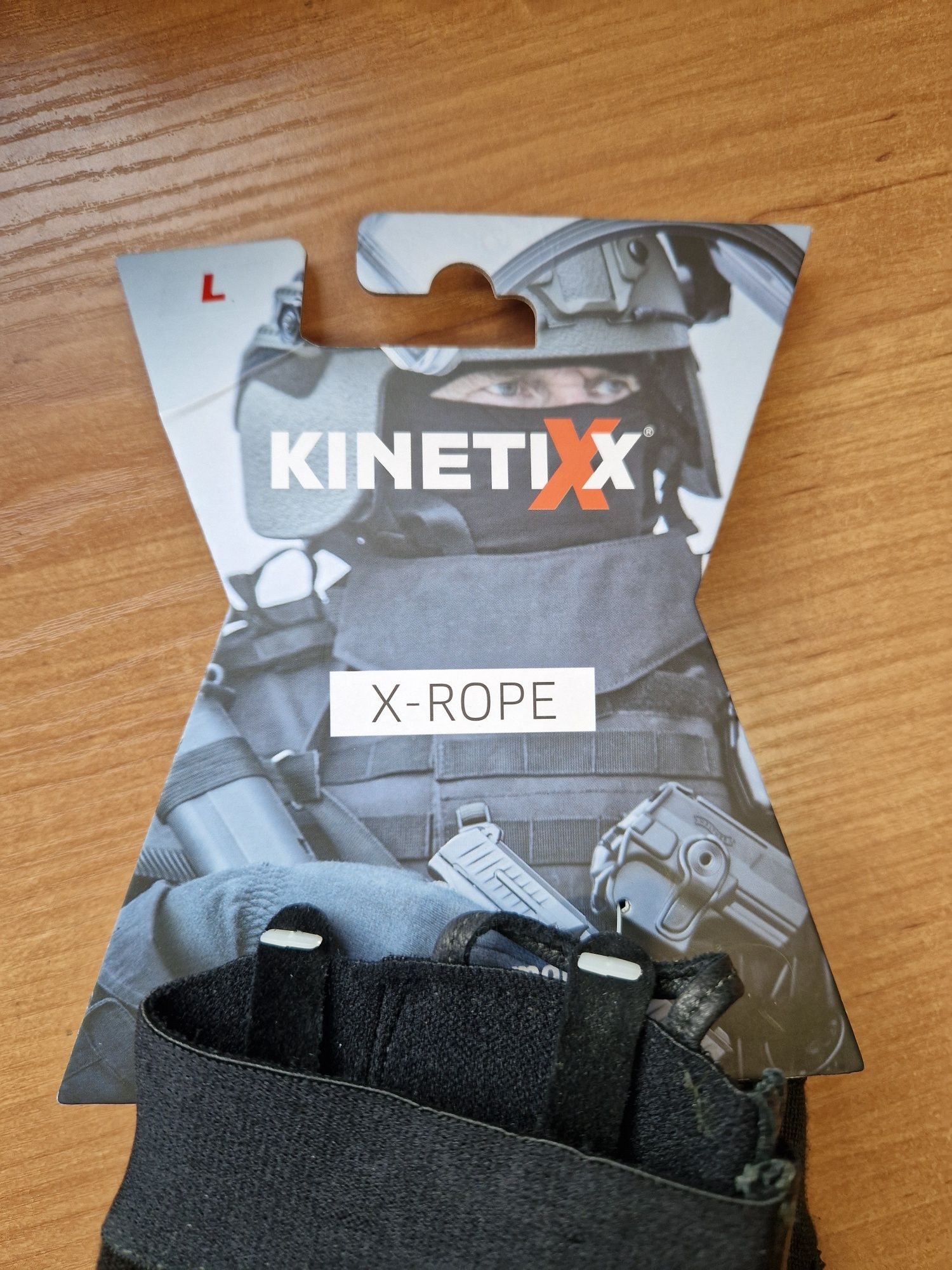 rękawice taktyczne do zjazdu na linie kinetixx x-rope