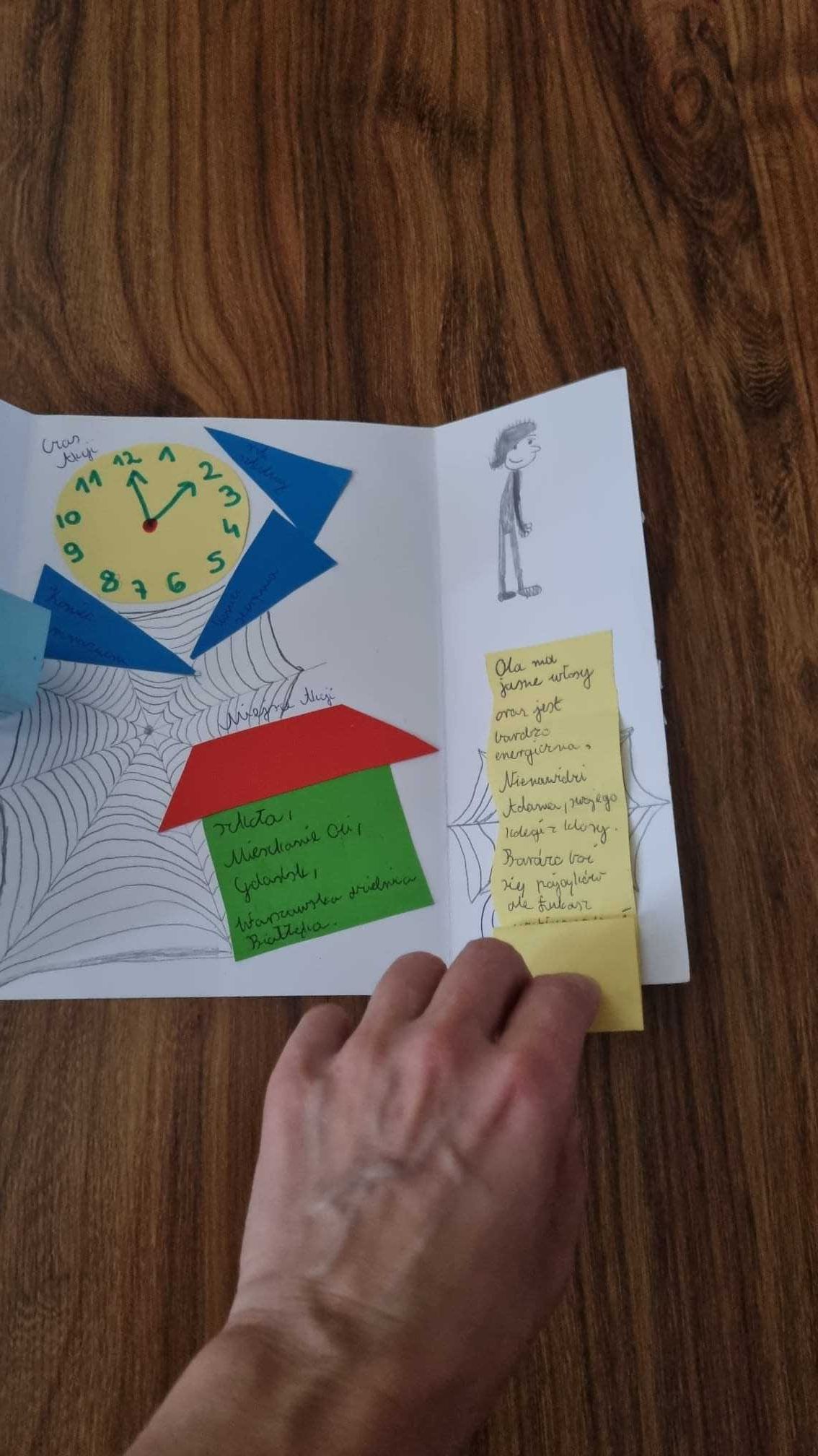 Lapbook Pajączek na rowerze