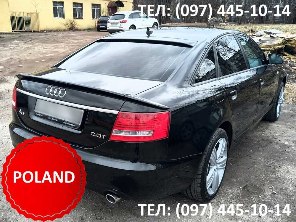 Спойлер, реснички Audi A6 C6 04-11, Козырек на стекло Ауди А6 С6