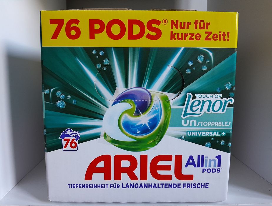 Ariel 76 sztuk kapsułki do prania uniwersalne z Niemiec