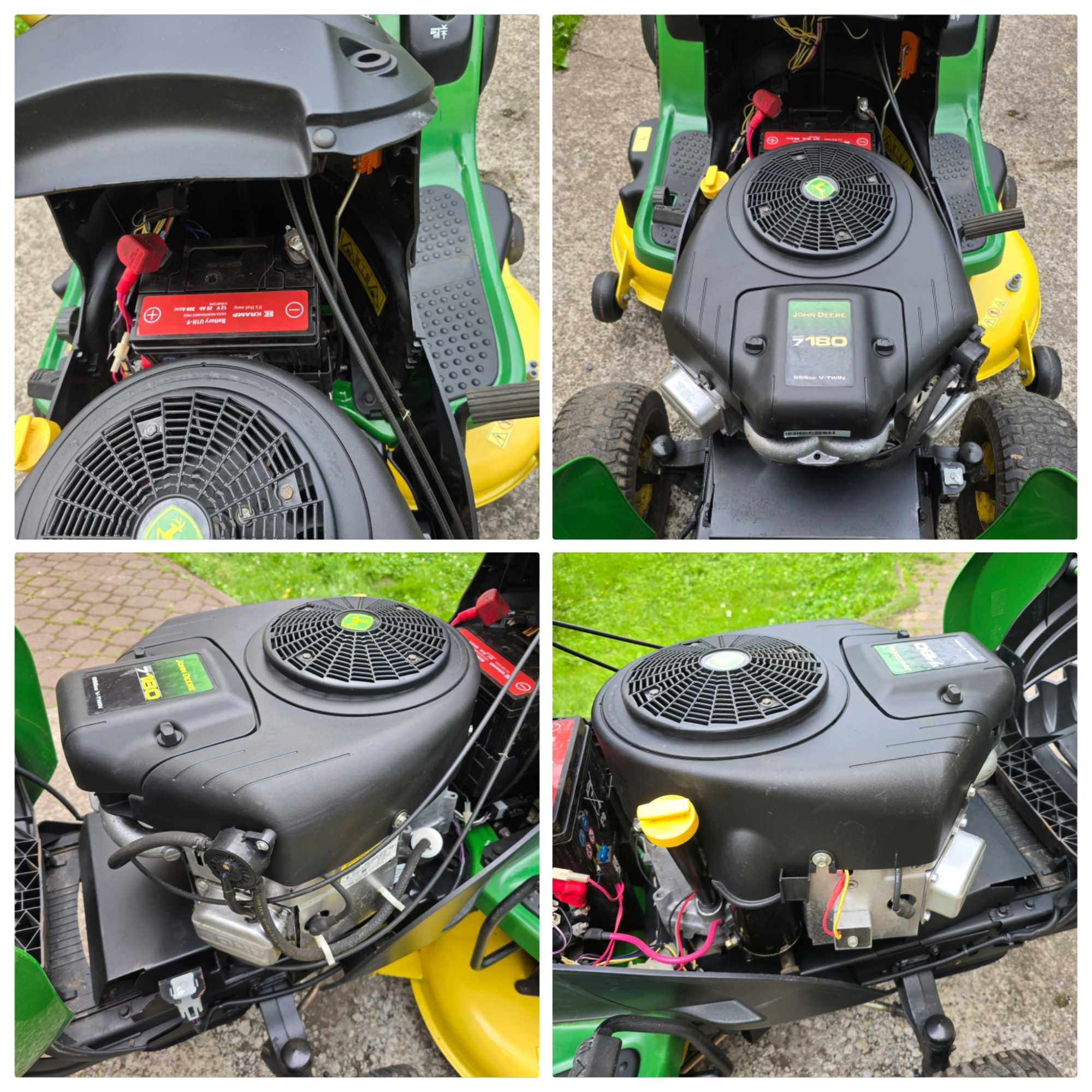 Traktorek kosiarka John Deere X155R 18KM v-ka B&S pompa SUPER STAN