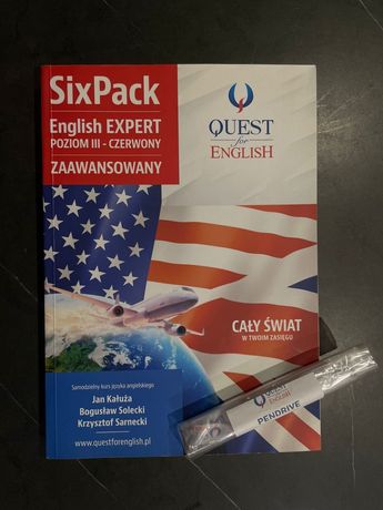 Six Pack English Expert Czerwony - kurs angielskiego Quest for English
