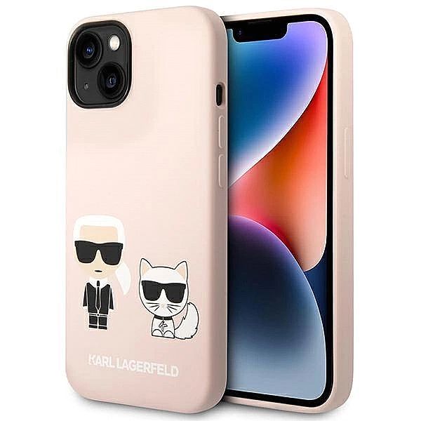 Etui Karl Lagerfeld Silicone Karl&Choupette MagSafe na iPhone 14 Plus