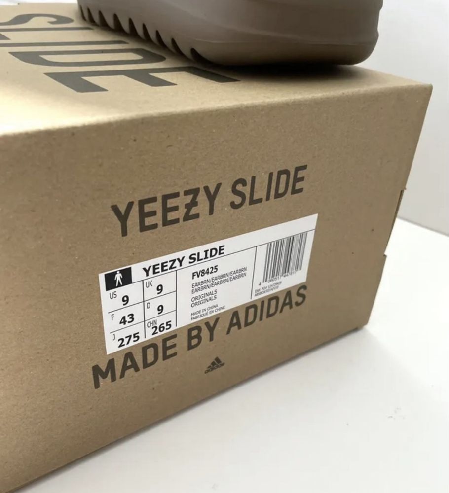 Оригинальные Слайды Adidas YEEZY Slide Soot ORIGINAL 100% (new in box)