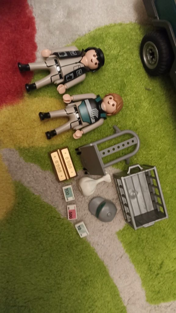 Playmobil City Action 5566 Transporter pieniędzy auto samochód