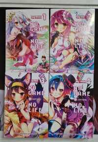 No Game No Life TOMY 1-4 Light Novel