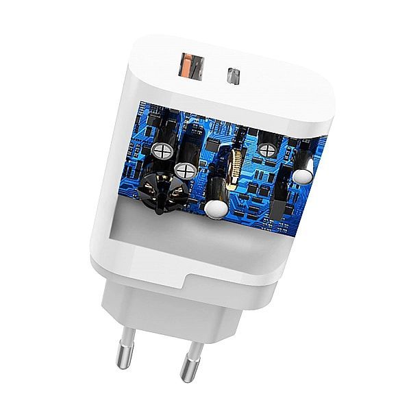 Ładowarka sieciowa Usb / Usb Typ C 3.0/3a 22,5w