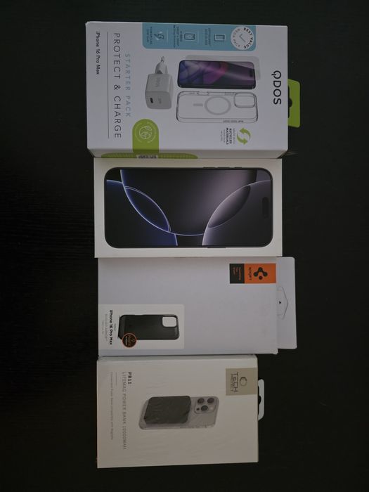 iPhone 16 Pro Max novo, fatura, garantia,  extras