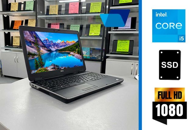 Мощный алюминиевый ноутбук Dell Latitude /Core i5 /Full HD | Гарантия