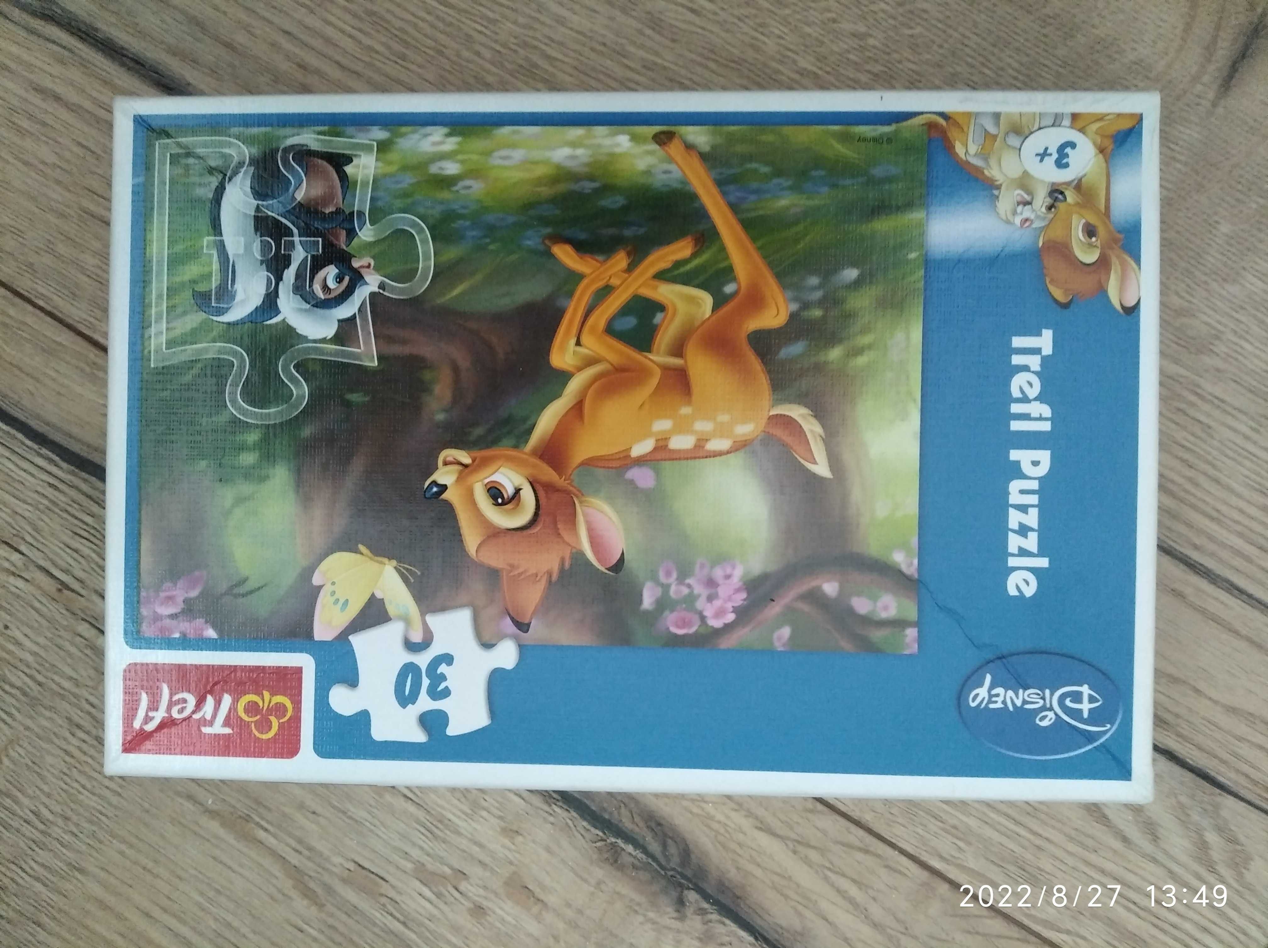 Puzzle zestaw i zegar