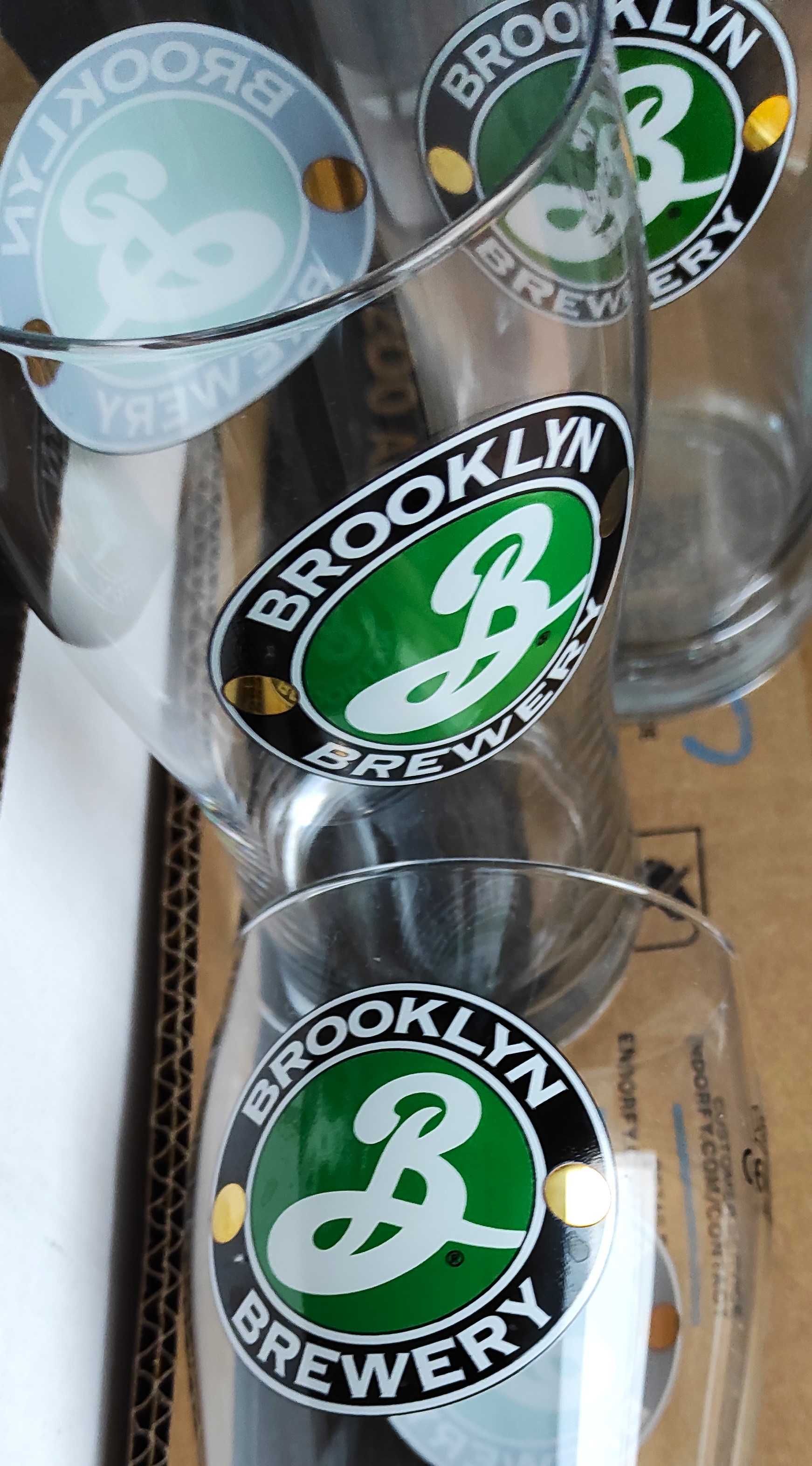 "BROOKLYN" szklanki do piwa 0,5l NOWE 6szt.