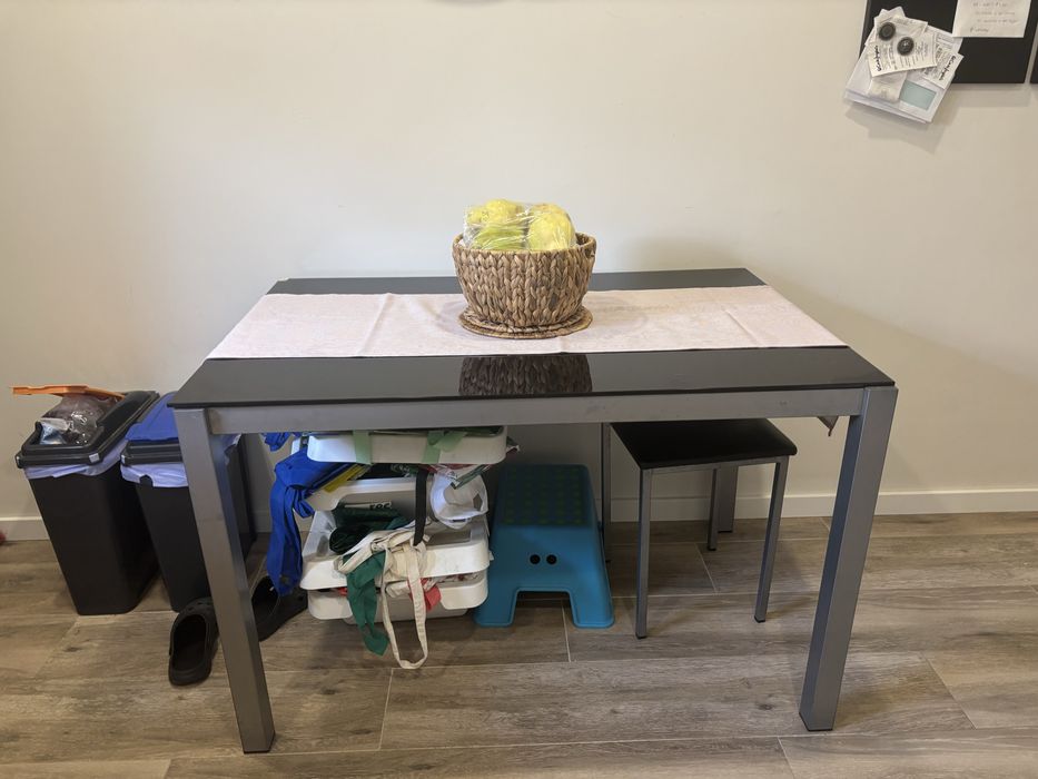 Mesa de vidro temperado