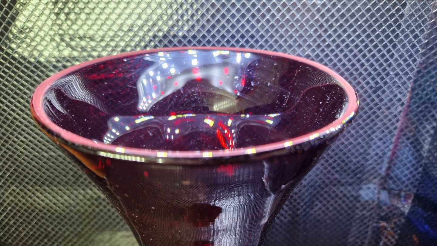 Duży rubinowy wazon - Horbowy