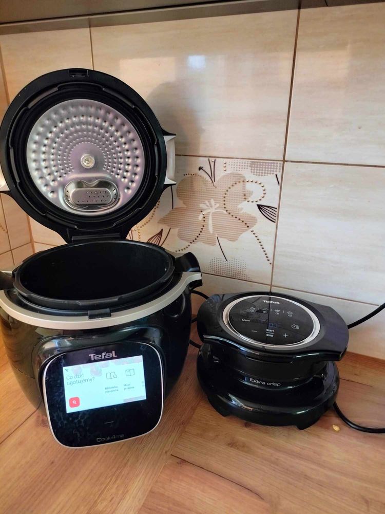 Multicooker Tefal Cook4Me(wifi) + pokrywa do zapiekania Extra Crispy