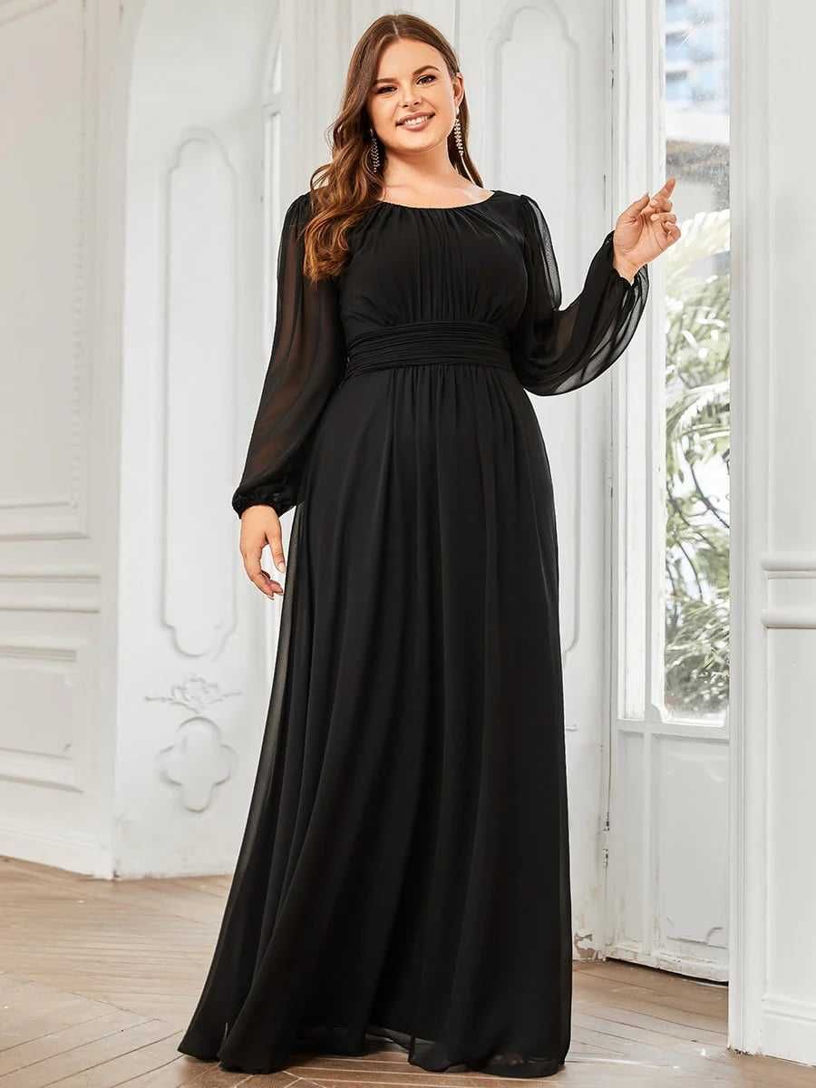 Ever Pretty_sukienka maxi czarna_rozmiar XL/XXL