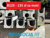ODWODNIENIE LINIOWE B125 14x13 Betonowe Żeliwo! Najtaniej PROMOCJA
