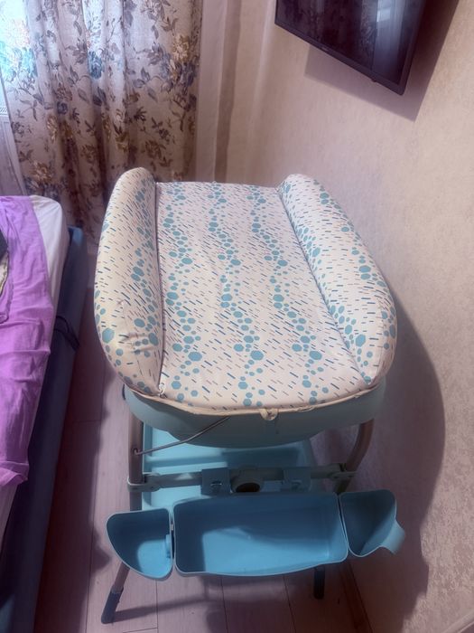 Пеленальний столик chicco cuddle bubble з ванночкою бу стан чудовий