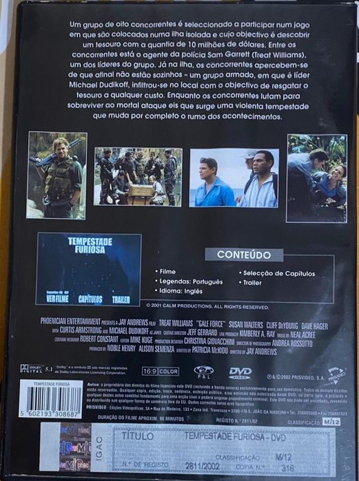 DVD tempestade furiosa