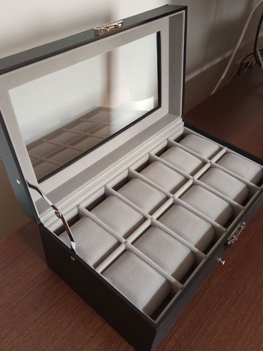 Pudełko na zegarki i biżuterie