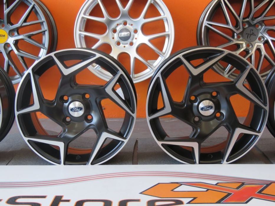 Jantes Look Ford Fiesta ST 15 x 6.5 et 40 4x108 Preto Matte