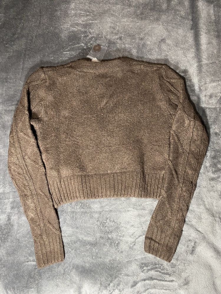 Nowy sweterek Taylly Weijl ciemnobrązowy