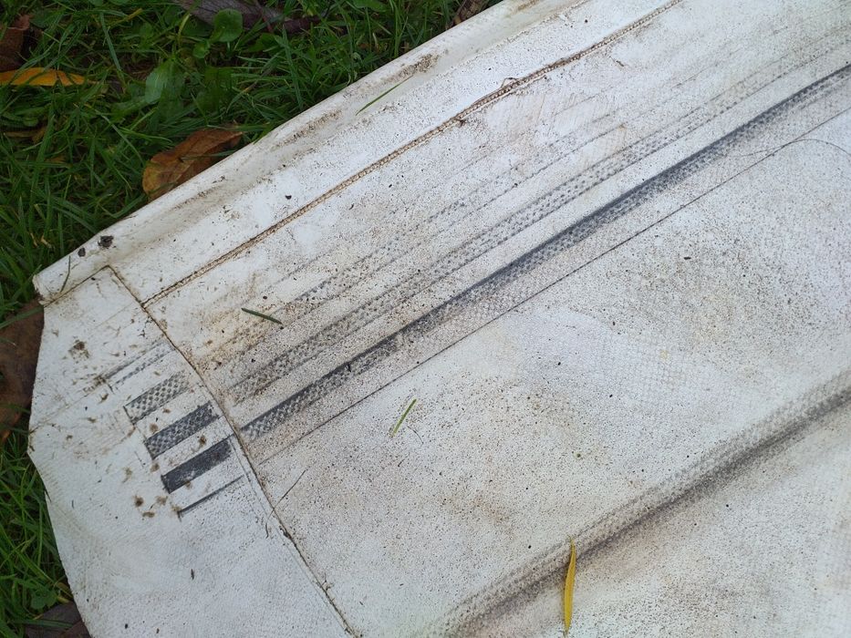 Plandeka firanka gruba 9m x 2.7m przyczepy