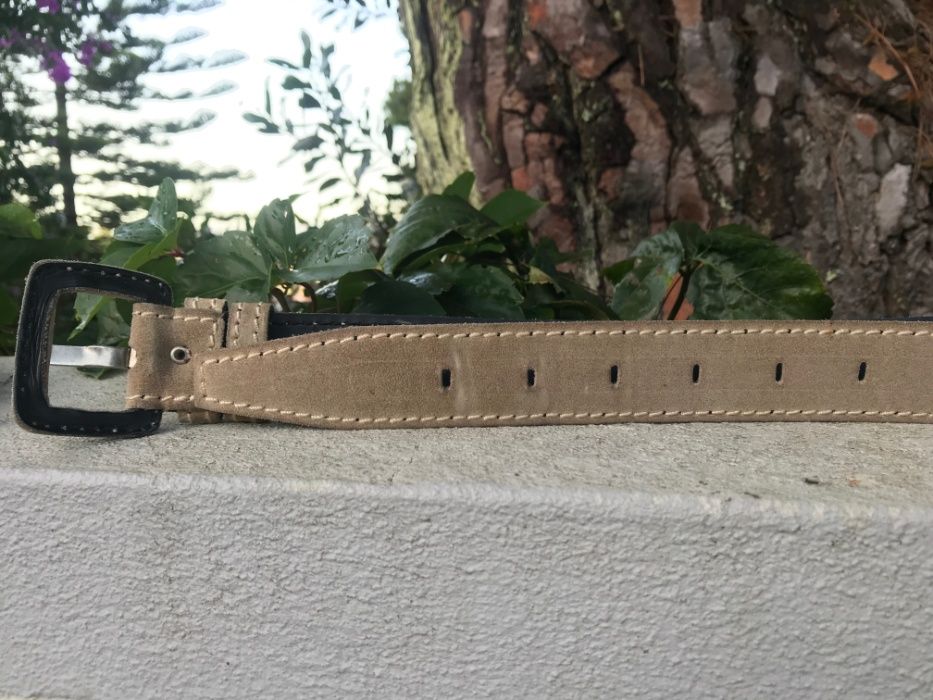 Cinto de Camurça Creme