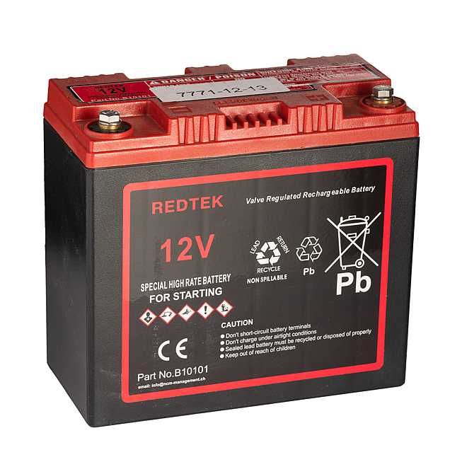 Bateria REDTEK 12V 25Ah para Boosters profissionais