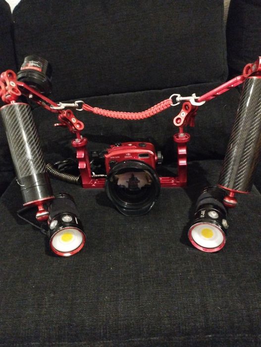 Conjunto de Vídeo e Fotografia subaquática