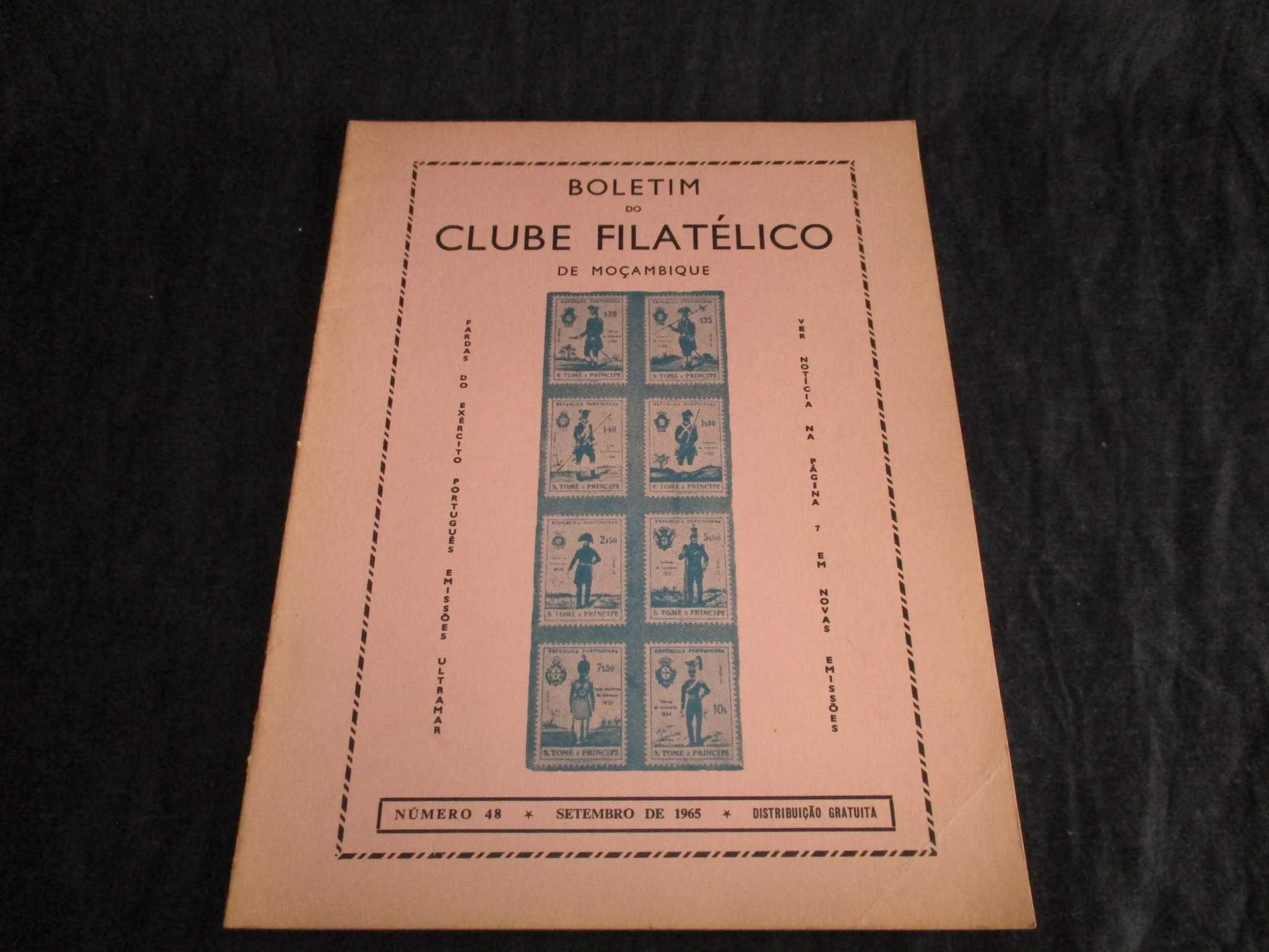 Livro Boletim do Clube Filatélico de Moçambique 1965 a 1966