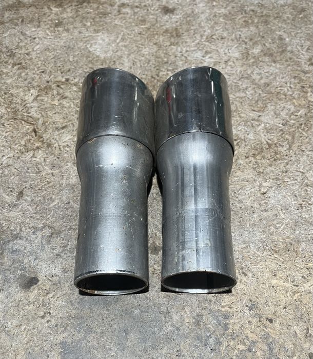 Koncowki chromowane wydechu